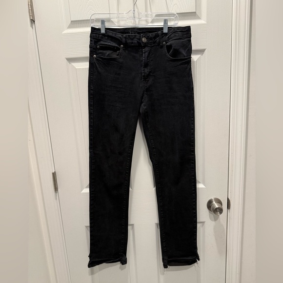 Rue 21 Black Denim Straight Leg Jeans Size 32x32. Straight Ultra Flex. - Picture 1 of 7